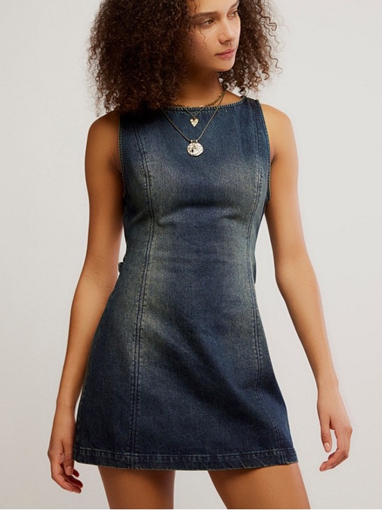 Free People Dresses & Skirts - Free People Atlas denim mini dress